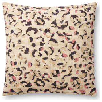 Loloi PLL0055 Ivory / Black 22" x 22" Cover Only Pillow