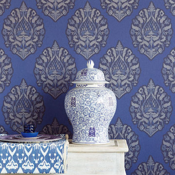 Acharnes Sapphire Damask