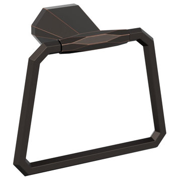 Amerock St. Vincent Contemporary Towel Ring, Oil Rubbed Bronze