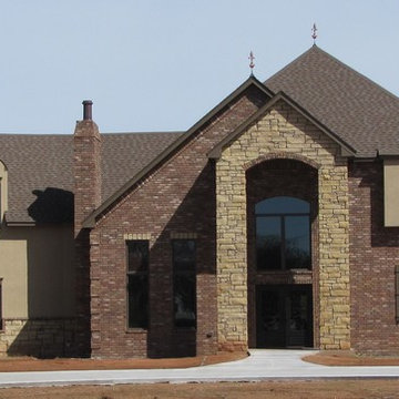 Large European Tudor in Duncan Oklahoma