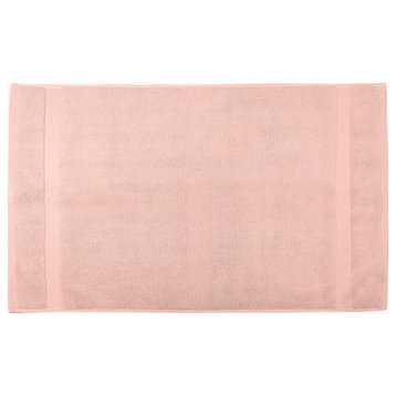 Organic Cotton Feather Touch Quick Dry 900 GSM Bath Mat, 20"X33", Rose Dust