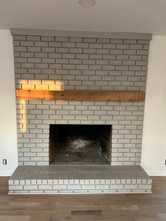Firwork Grey Would you paint this fireplace? | Houzz Forum