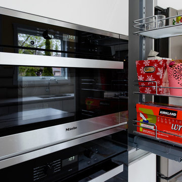 White Concrete Kitchen