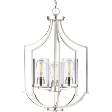 Lassiter Collection 3-Light Brushed Nickel Foyer