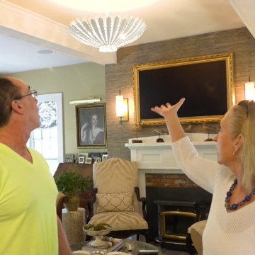 Metallic ceiling ,ABC Ch.5 "Home , Life , and Style " show, season 4