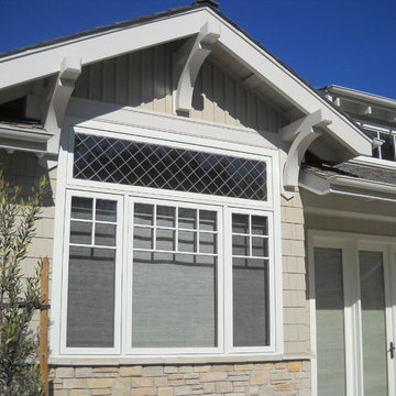 Casual Los Altos Hills Craftsman in Stone and Shingle