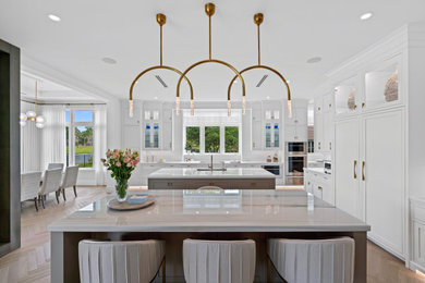 Inspiration for a transitional kitchen remodel in Miami