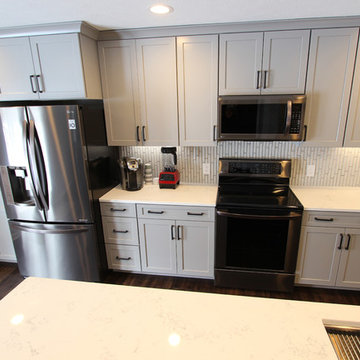 Waypoint LivingSpaces 410F Painted Stone Cabinets