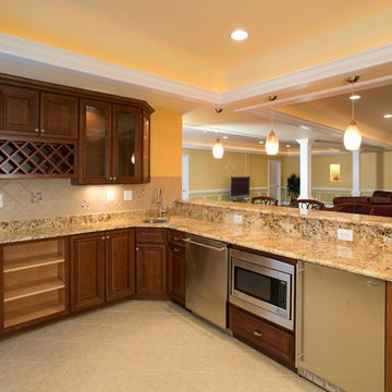 Movie Theatre Highlights Full Basement Remodel