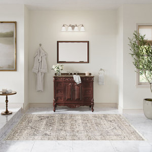 The Agnes Bathroom Vanity, Single Sink, 42", Brown, Freestanding