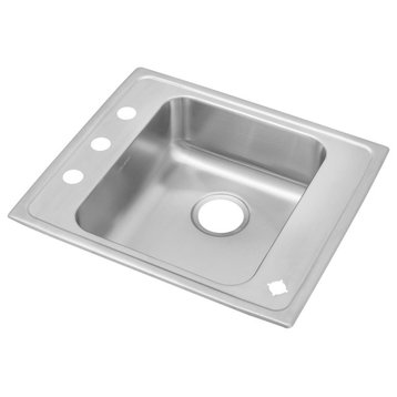 DRKAD2220554 Lustertone Classic Stainless Steel 22" Drop-in Classroom ADA Sink