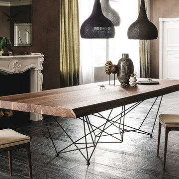 The Gordon Deep Wood Dining Table by Cattelan Italia
