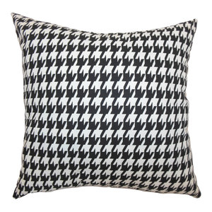 The Pillow Collection Presley Houndstooth Bedding Sham Red King//20 x 36