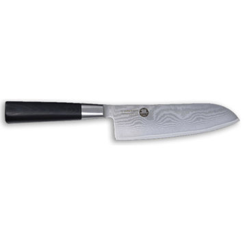 Messermeister Mu Micarta - 6 1/2" Santoku Knife w/Damascus Blade