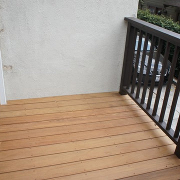 Ironwood deck and bench