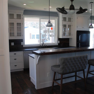 Custom White Inset Kitchen