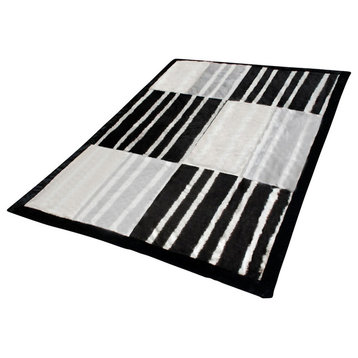 Onitiva - Fashion Stripes Stylish Patchwork Throw Blanket (61"-86.6")