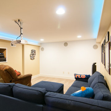 1960's Split Level Basement Renovation