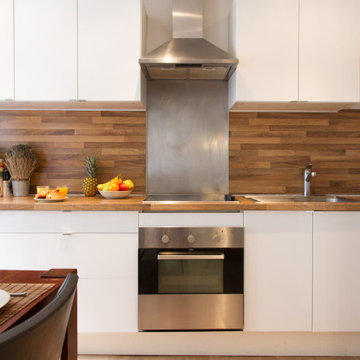 Feeling right in my charming Parisian kitchen