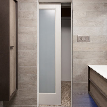 Small Contemporary Bath Renovation