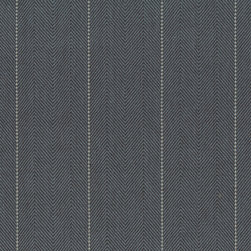 ROTH & TOMPKINS TEXTILES - Copley Stripe Fabric, Stripe Slate, 54''x36'' - Upholstery Fabric