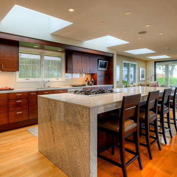 Kitchen with view to Possession Sound.