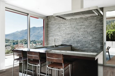 Example of a trendy kitchen design in Baltimore