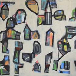 Village - Limited Edition Abstract Art Print - Fine Art Prints