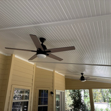 Trex Deck Build, Shed Roof Porch Install, and Door Replacement in Alpharetta, GA