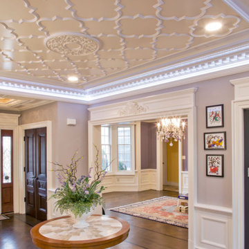 Classic foyer and interior woodwork in Princeton, NJ.