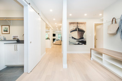 Trendy entryway photo in Vancouver