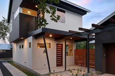 Inspiration for a modern exterior home remodel in Austin