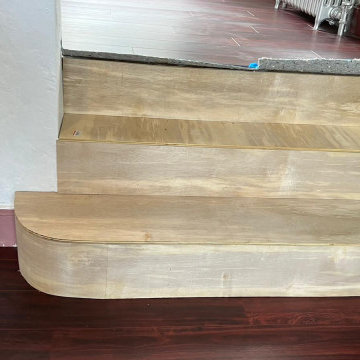 Installation: Hardwood floors & steps