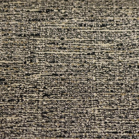 Temple Print On Texture Upholstery Fabric, Granite