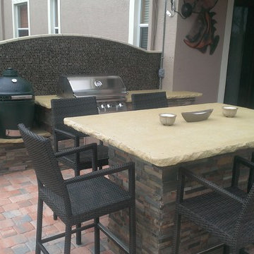 Barbecue area - After