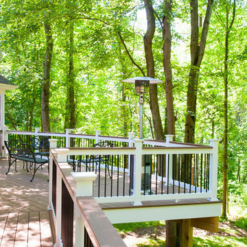 Darnestown Maryland Curved Deck and Screen Porch