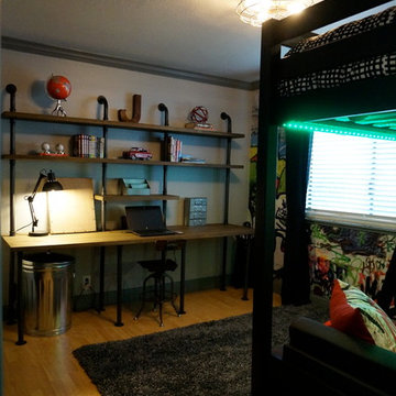 Industrial Teenage Bedroom