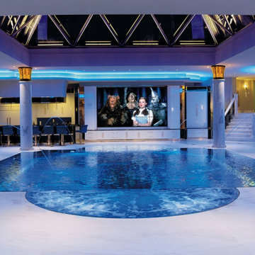 Luxury indoor swimming pool