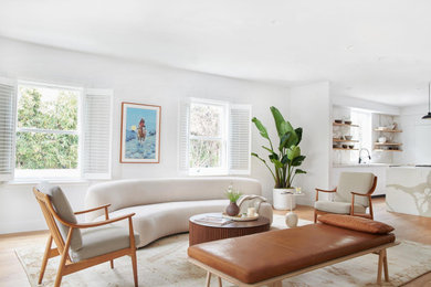 Inspiration for a scandinavian living room in Los Angeles.