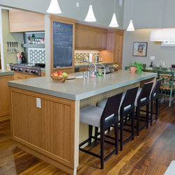 Bamboo kitchen, concrete tops - Products