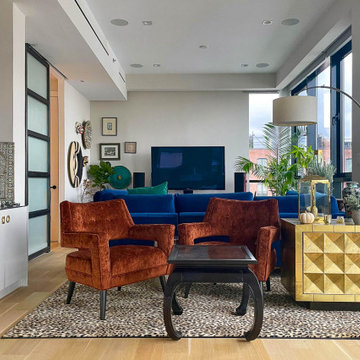 Colorful Modern Living Room