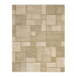 Montage Beige 9 ft. 2 in. x 11 ft. 11 in. Area Rug - Area Rugs