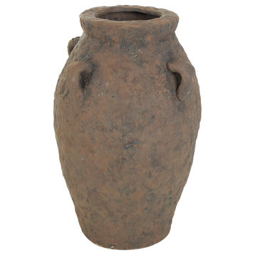Rustic Dark Brown Ceramic Vase 564145