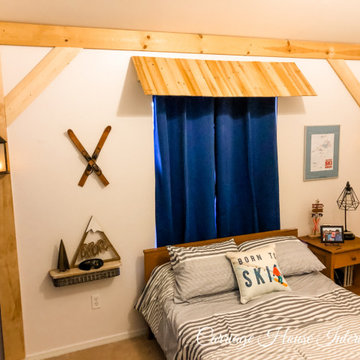 Boy's Ski Themed Room