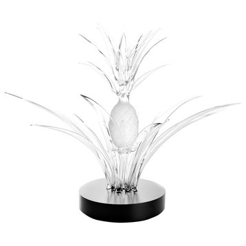 Pineapple Plant Glass Sculpture