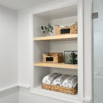 Basement Bathroom and Storage, Pennington NJ