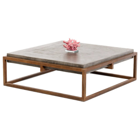 Modrest Shepard Modern Concrete Coffee Table