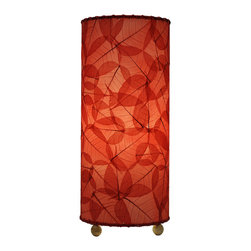 Eangee Home Designs Banyan Table Lamp | Red Shade - Table Lamps