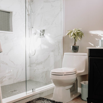 Transitional Custom Home Bathroom