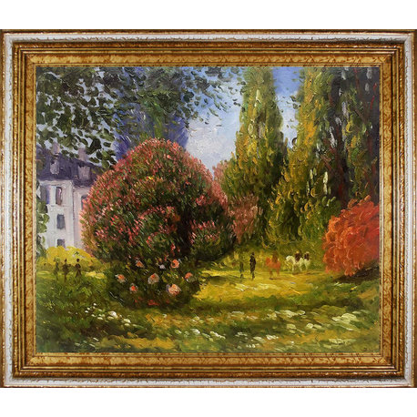 Il Parco Monceau, 1876, Tuscan Crackle Frame 20"x24"